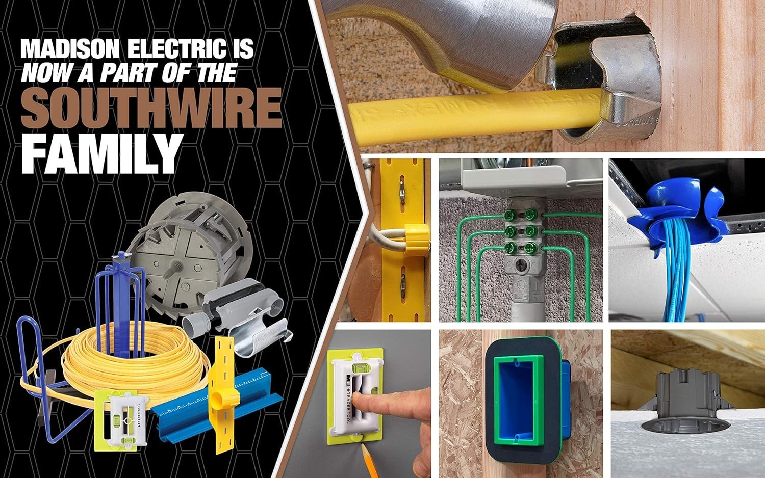 New MH8110 Smart Wire Cable Dispenser Floor or Stud Mounted