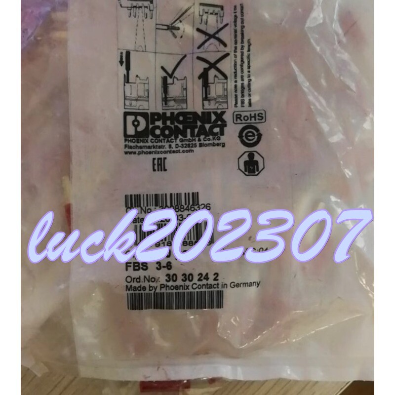 50pcs/bag new Phoenix FBS3-6 3030242 terminal#TX