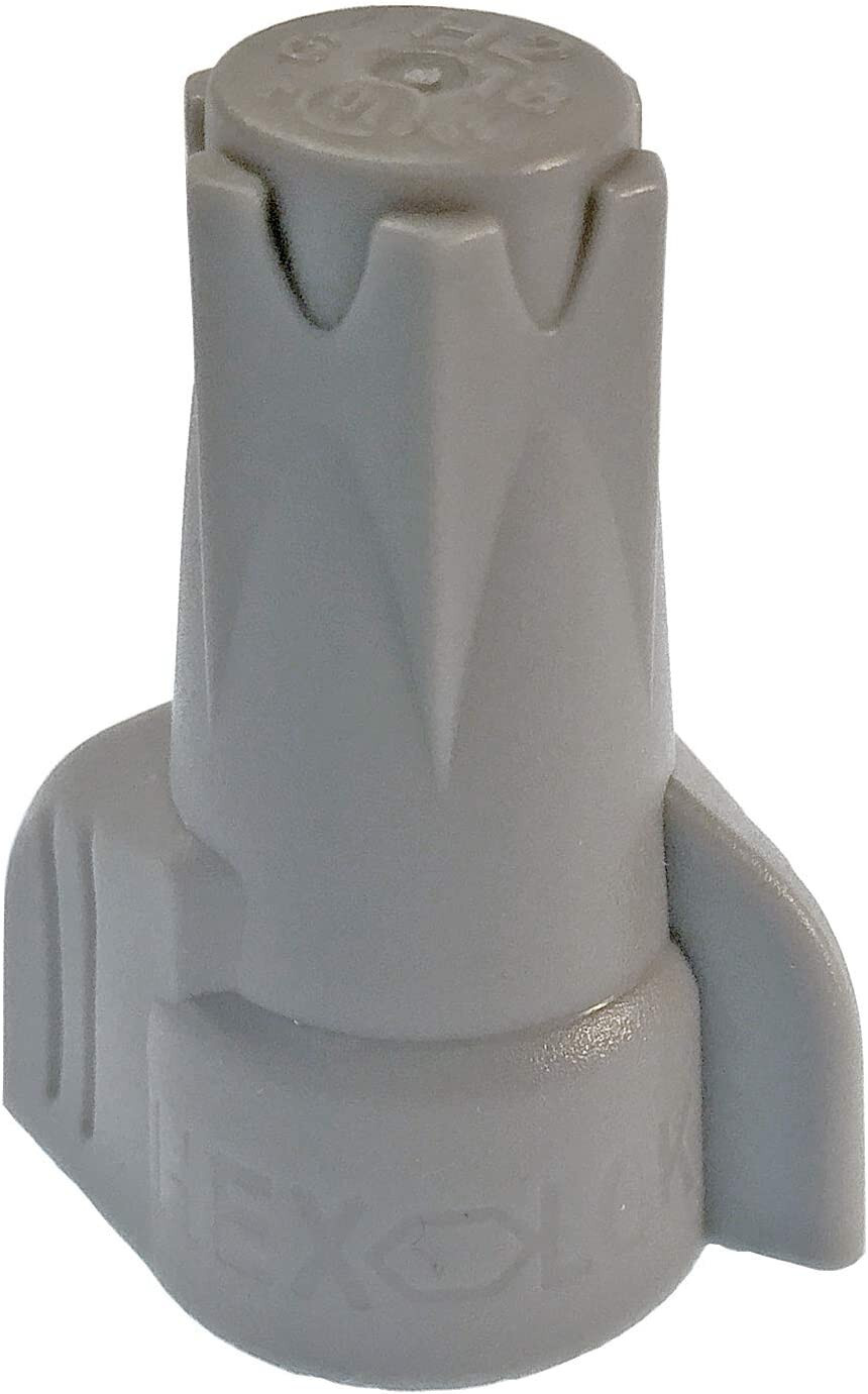 1000 LARGE GRAY HEX-LOK GARDNER BENDER WIRE CONNECTOR TWIST NUTS 6-14 AWG