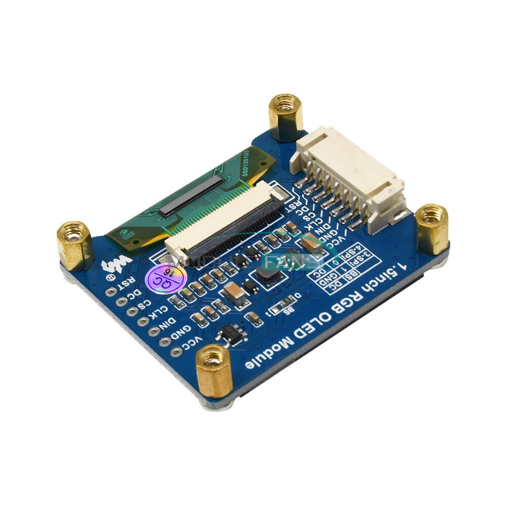 OLED 1.5″ Inch RGB Display 128×128 Expansion Module SSD1351 SPI for Raspberry Pi