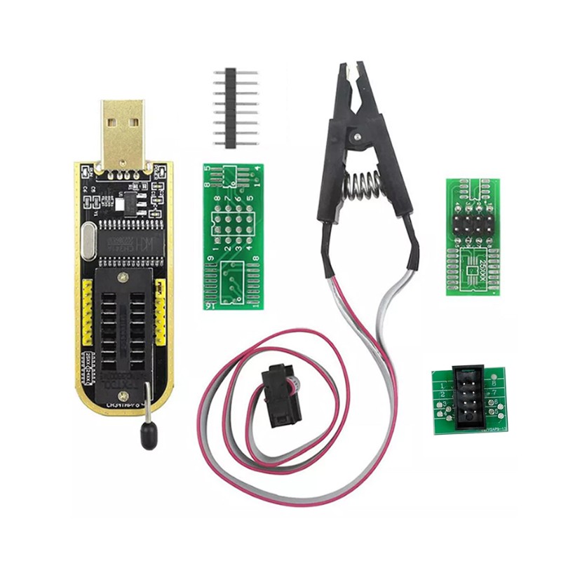 USB Programmer CH341A Series Burner Chip 24 EEPROM BIOS Writer 25SPI Flash SOP8