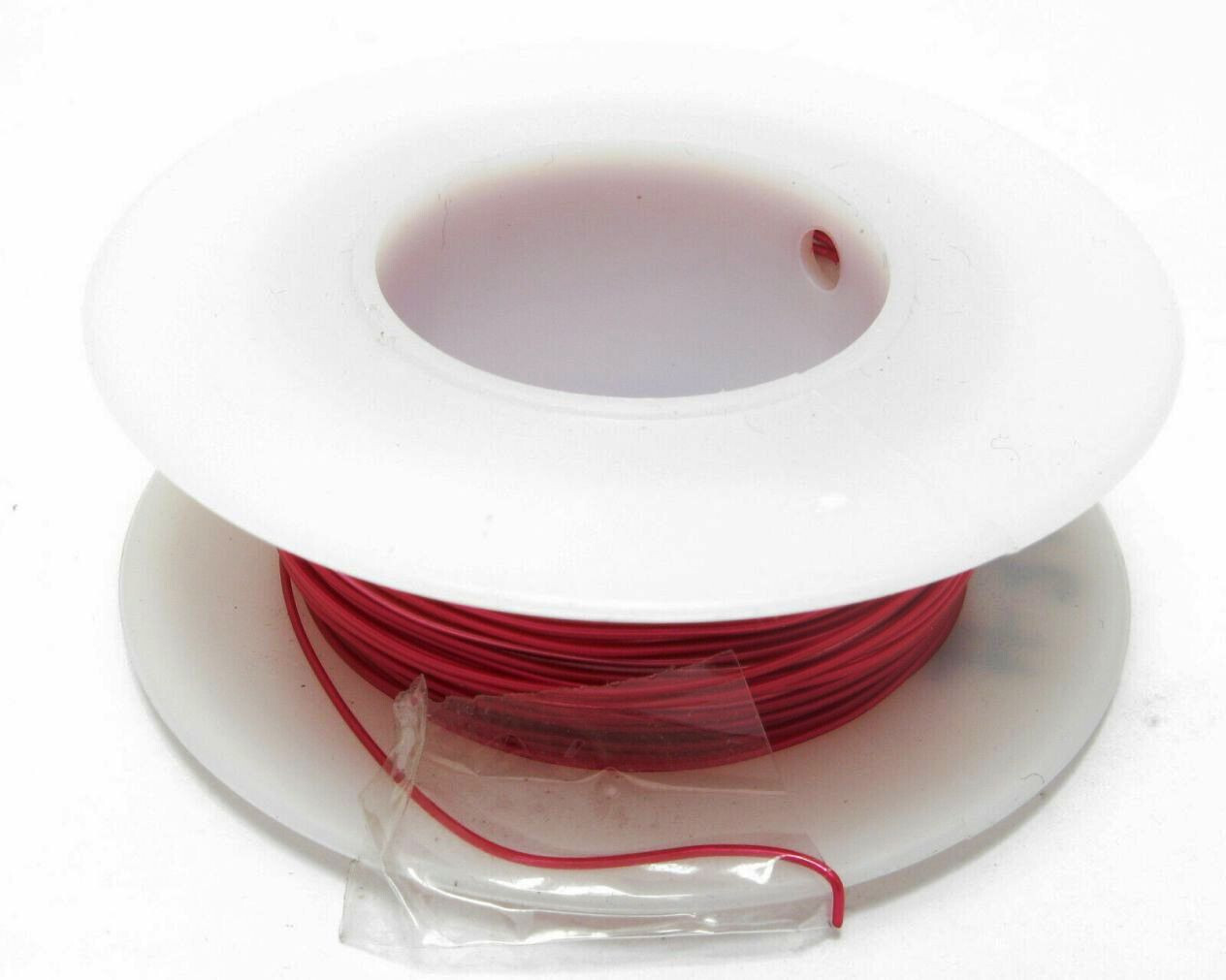 Kynar Wire Wrap Wire, 30AWG, 100ft Red