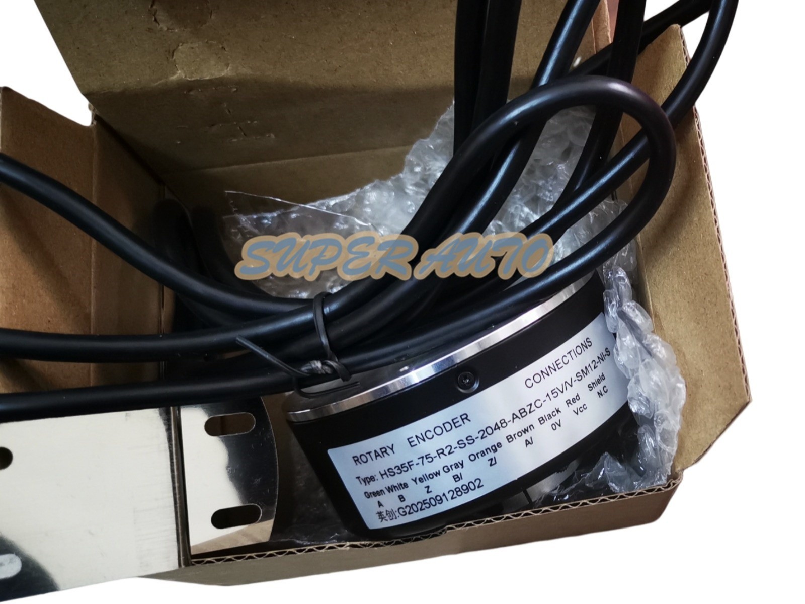 1Pcs New For Encoder HS35F-75-R2-SS-2048-ABZC-15V/V-SM12-NI-S Replacement