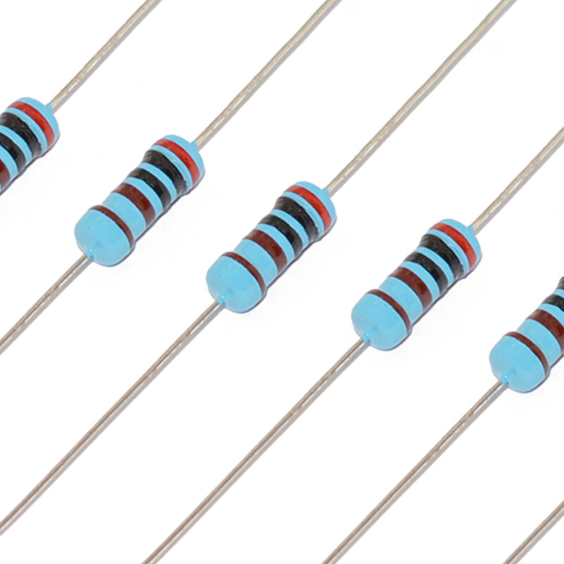 50pcs 47K ohm Ω 1/2 Watts 0.5W +/-1% Metal Film Resistor