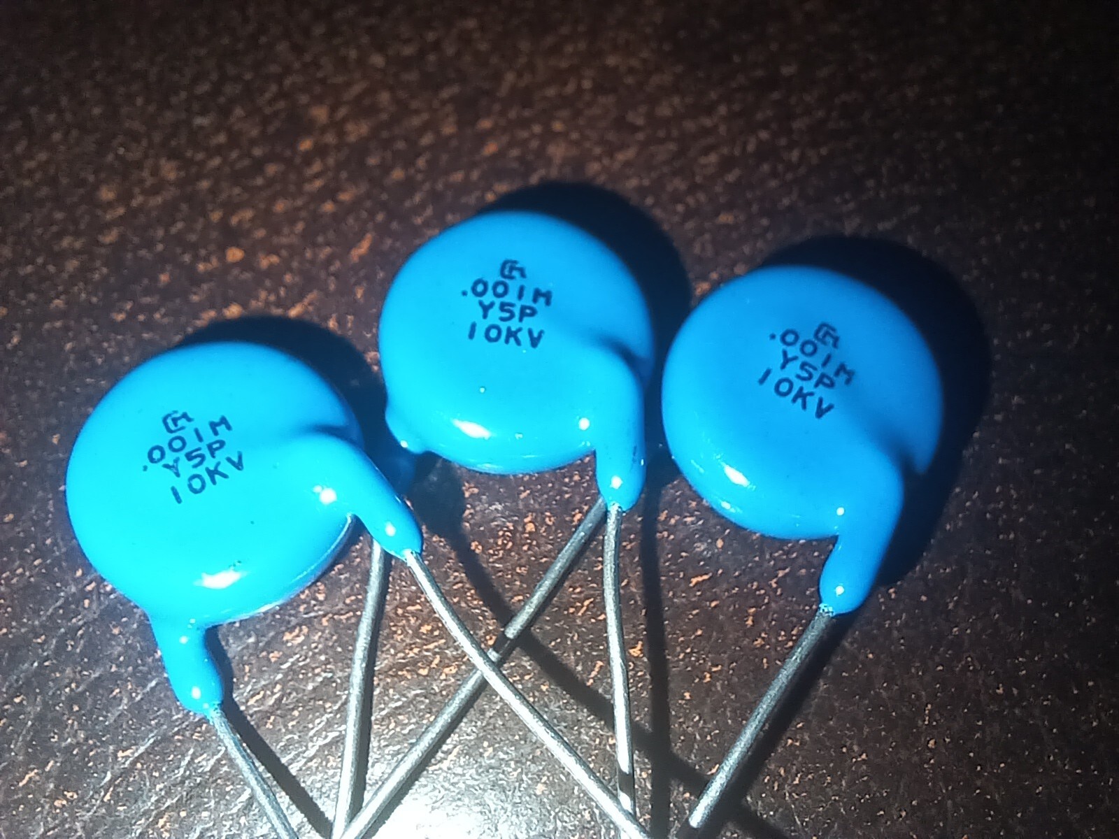 15 ea 1000pF .001uF @ 10KV CAPACITOR VISHAY CERA-MITE **NOT CHINESE** Y5P