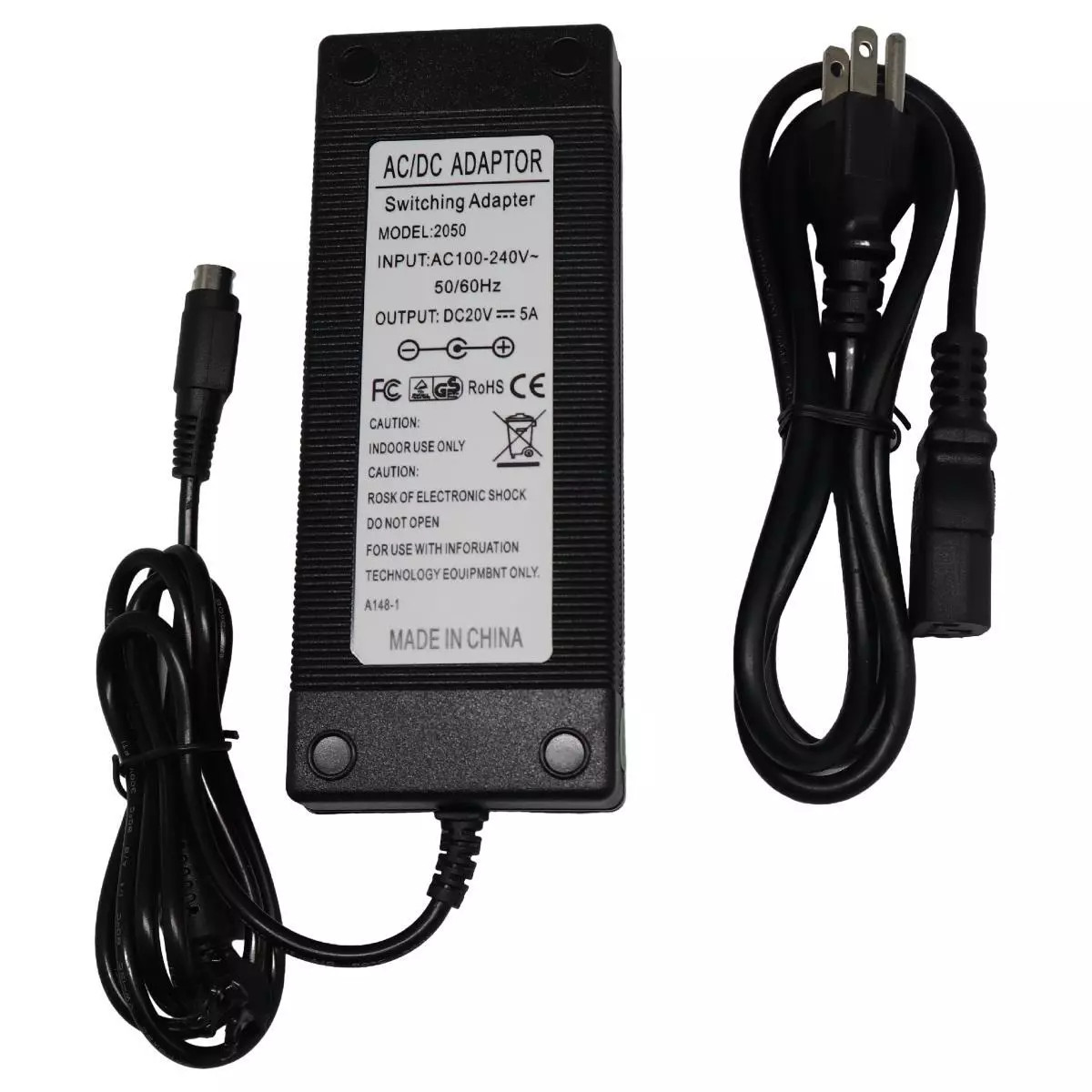 AC Adapter for GE Vivid e, Vivid i, GE LOGIQ e Ultrasounds Machine Power Supply