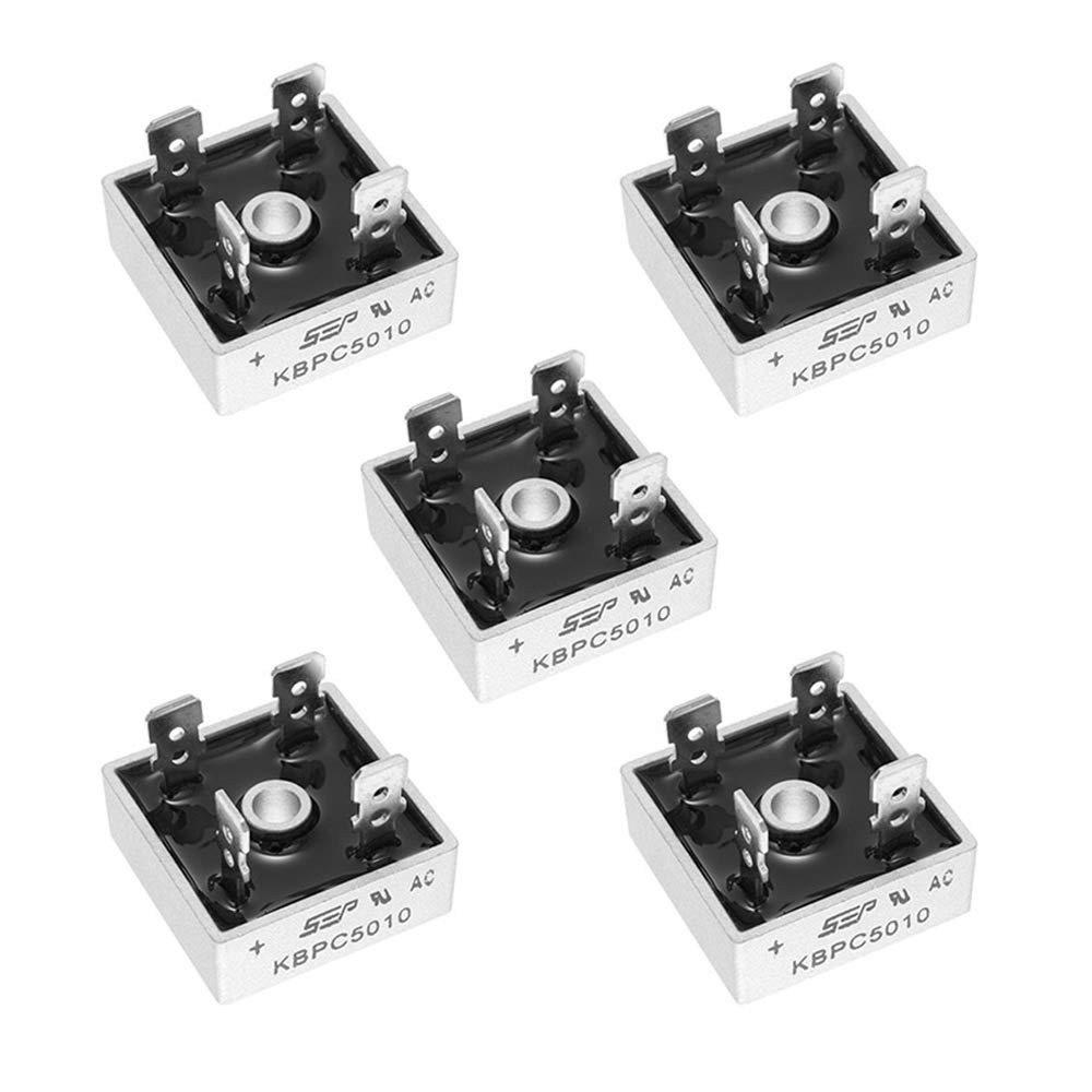 5pcs KBPC5010 Bridge Rectifier Diodes – 50A 1000V Single Phase High Efficiency