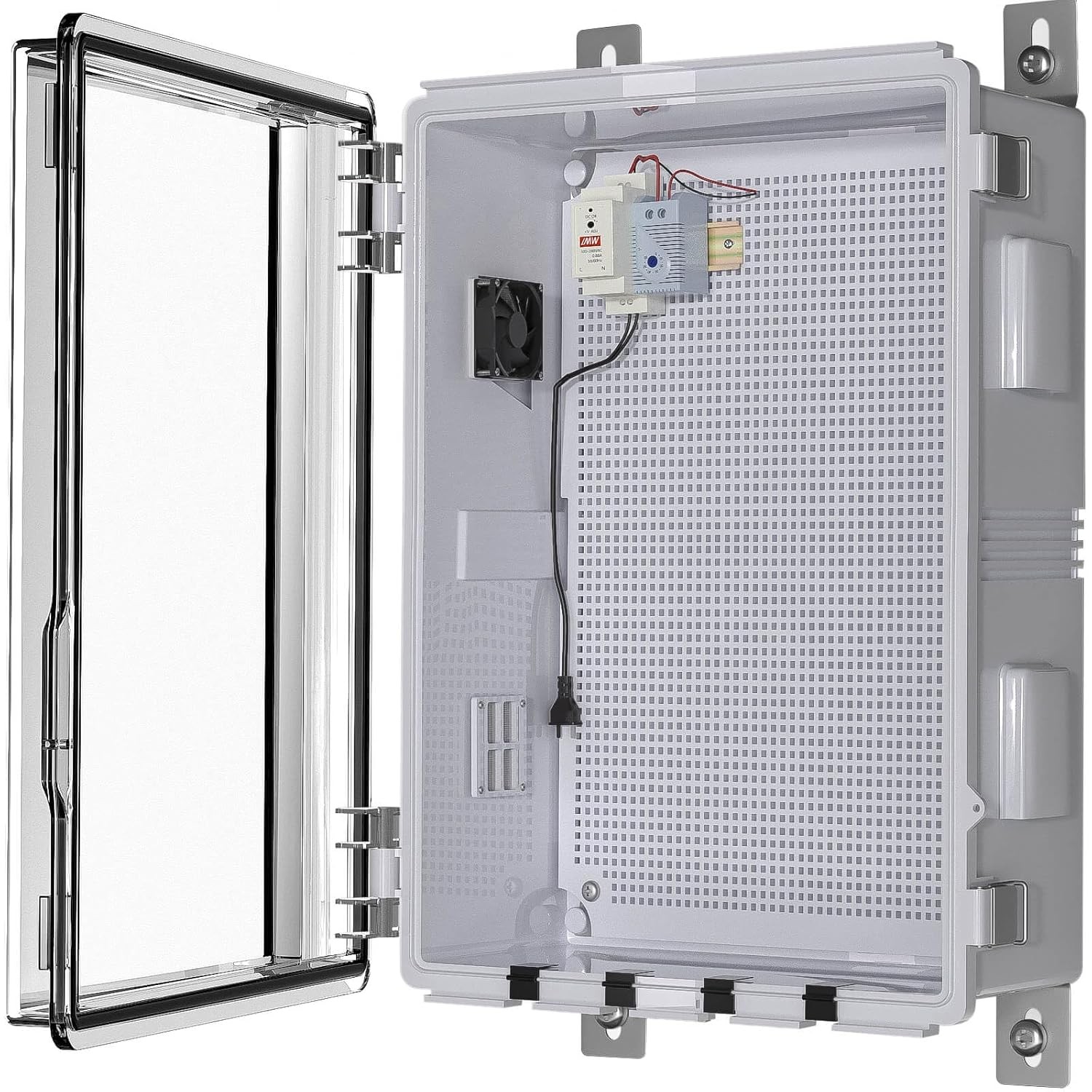 Outdoor Electrical Box with Fan