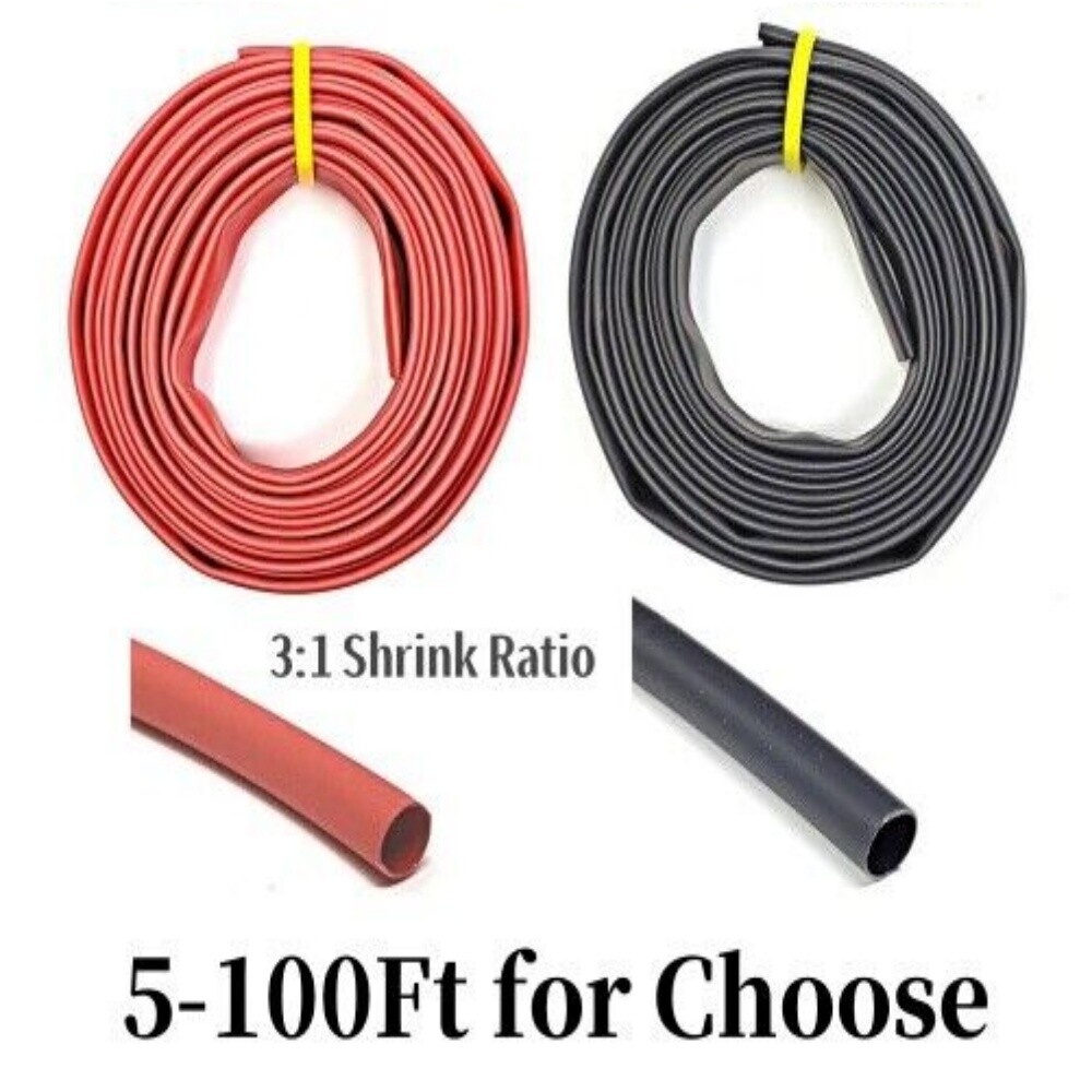 Dual Wall Adhesive Glue Lined Marine Grade 3:1 Heat Shrink Tubing US