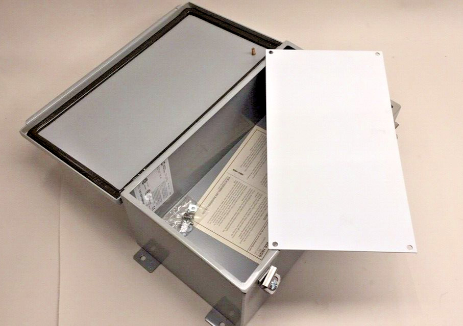 Hammond 1414PHMH6 Enclosure Panel Mount Gray 14 L x 8 W x 6 Deep