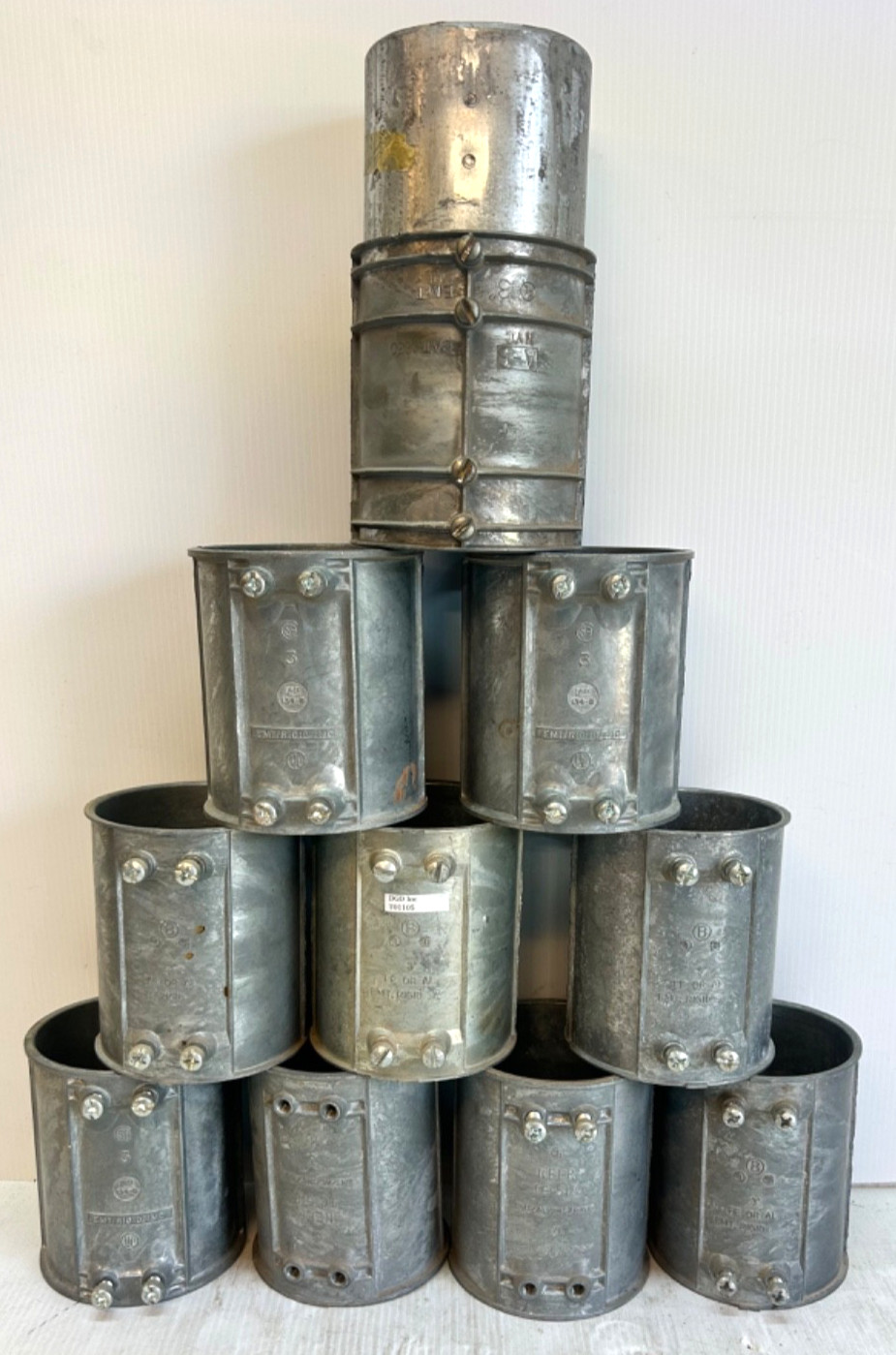 Lot Of 10 (3″) Mixed Branded Set-Screw Couplings T01105