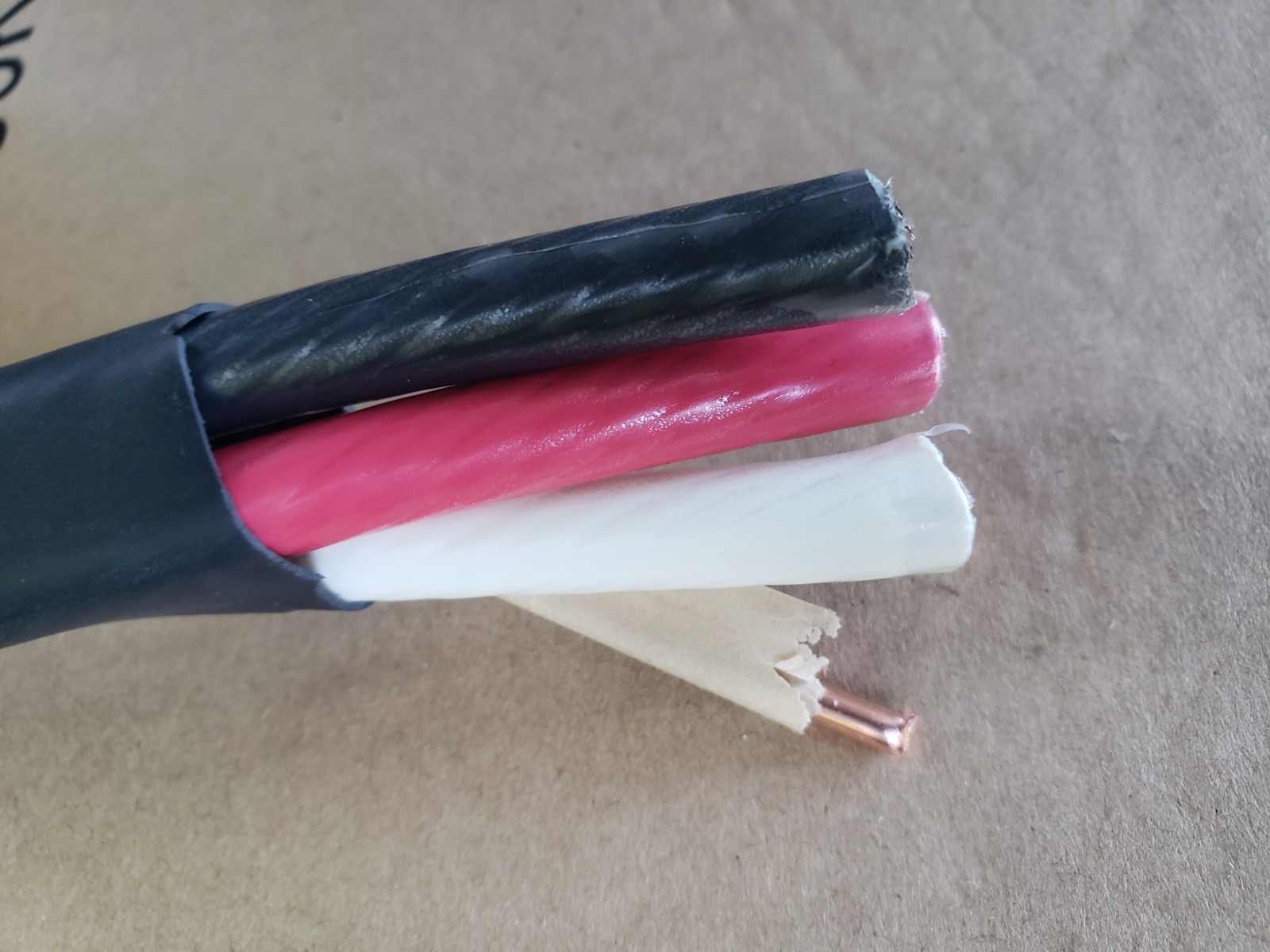NMB 2/3 Copper wire NM-B Cable Non-Metallic(per foot)