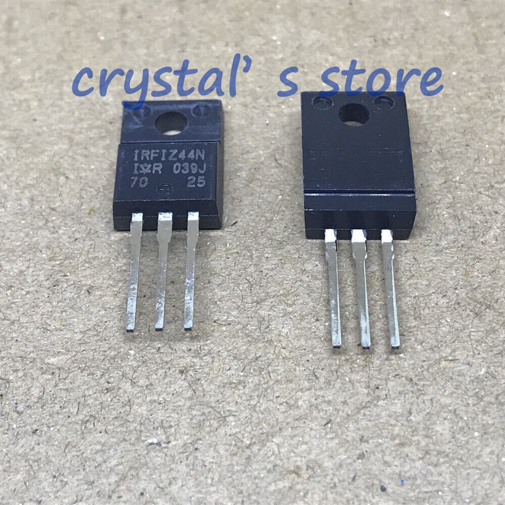 10PCS IRFIZ44N Encapsulation:TO-220,Power MOSFET Vdss=55V, Rdson)=0.024ohm#