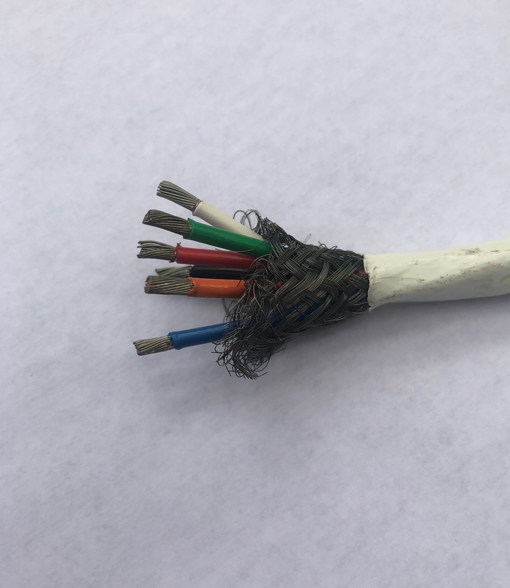 [1142 Feet] Aerospace 6 Conductor Tin Plated Copper Electrical Cable Raychem/TE