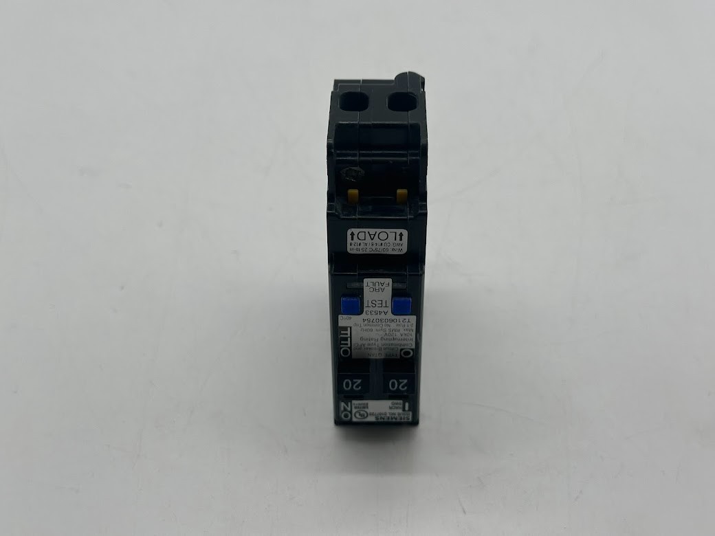 20A 120V 1-Pole Tandem CAFCI Type QTAN Circuit Breaker