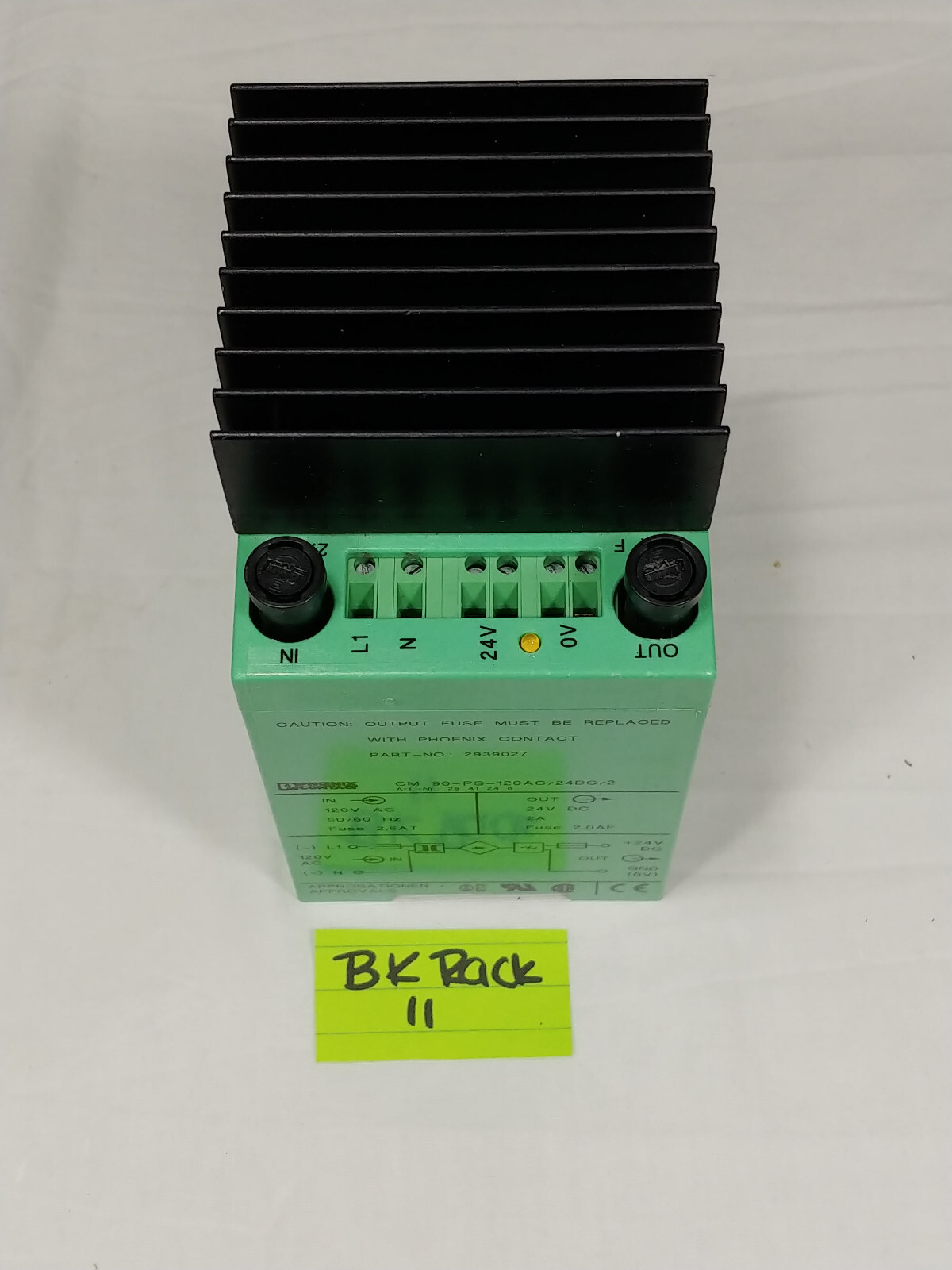 Phoenix Contact DIN-Rail Power Supply CM 90-PS-120AC/ 24DC/2 24VDC 2 Amp OP