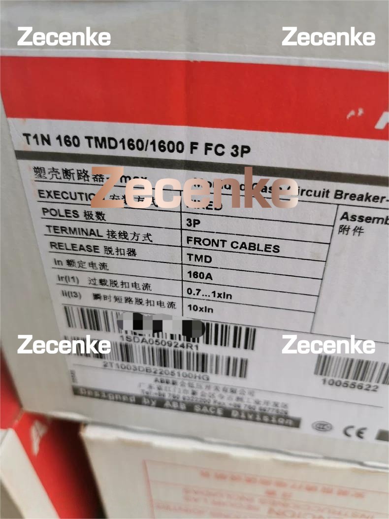 New 1SDA050924R1 T1N 160 TMD160/1600 F FC 3P Molded Case Circuit Breaker FedEx