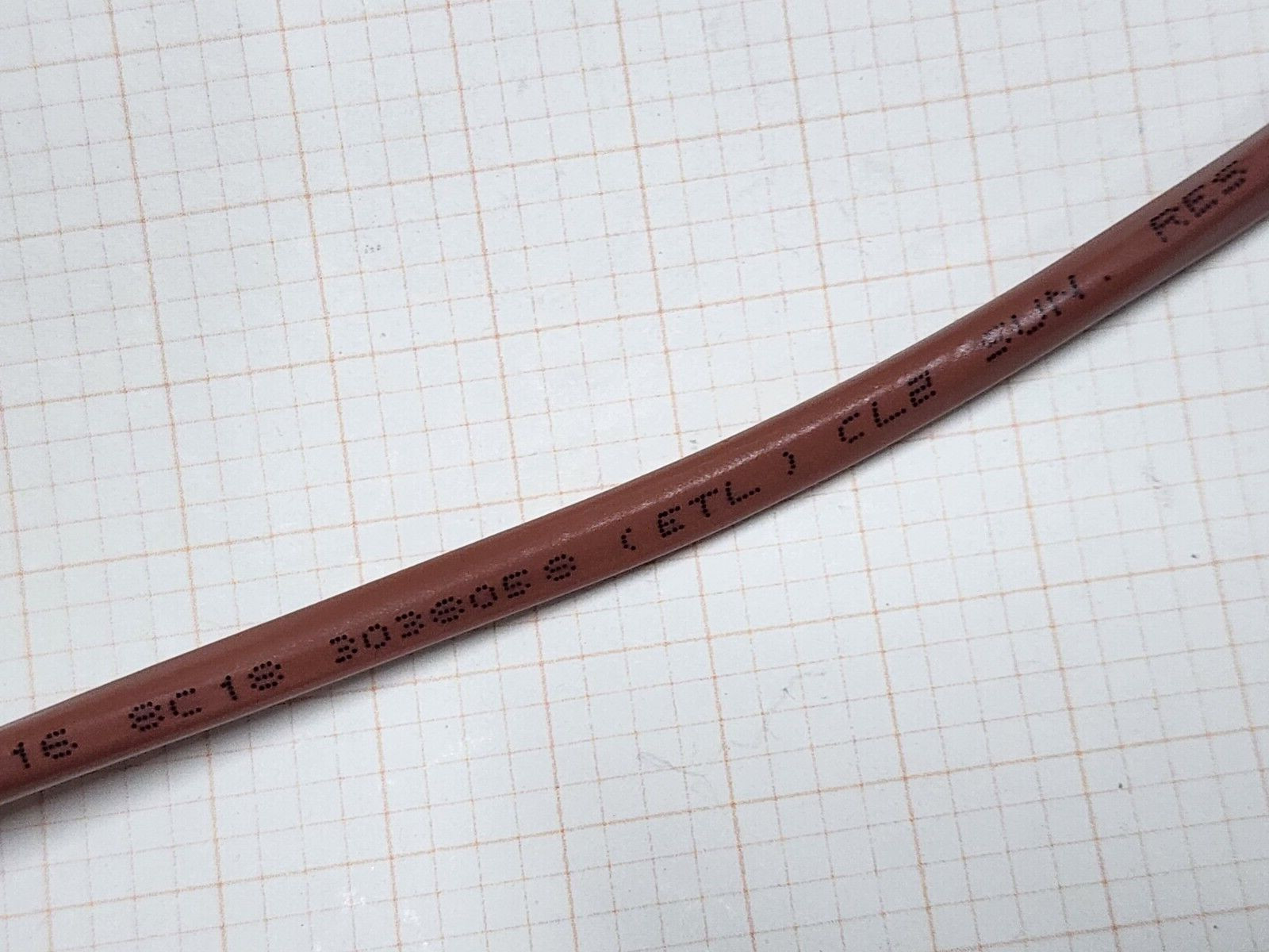 Honeywell Genesis 4716 18/8C 18awg 8 Conductor Thermostat Cable Brown /50ft