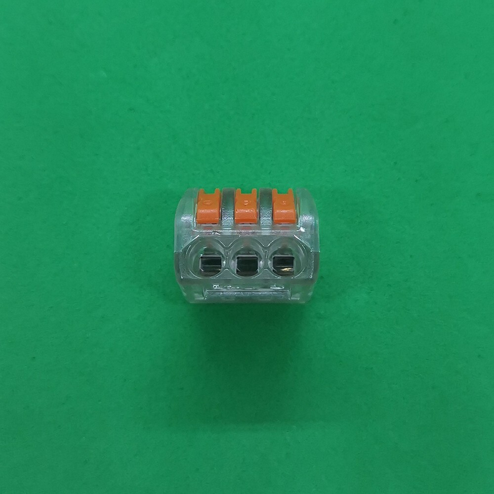 1pc Quick connect terminal 3 wire for applicable cable 28~12AWG Wire