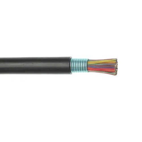 250′ 19 AWG 6 Pair PE-39 Outside Plant Direct Burial Telephone Cable Black