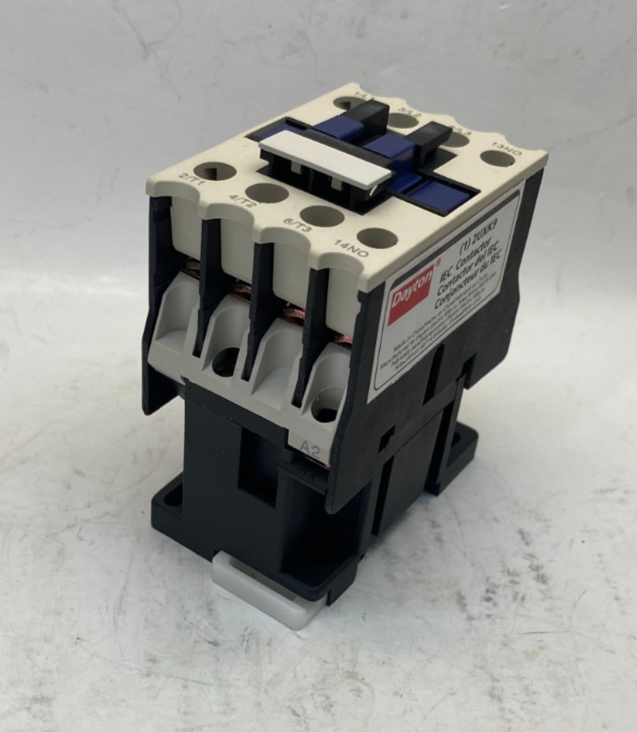 DAYTON 3 Pole 120VAC Coil 18A IEC Contactor – 2UXK9 – Prepaid Shipping