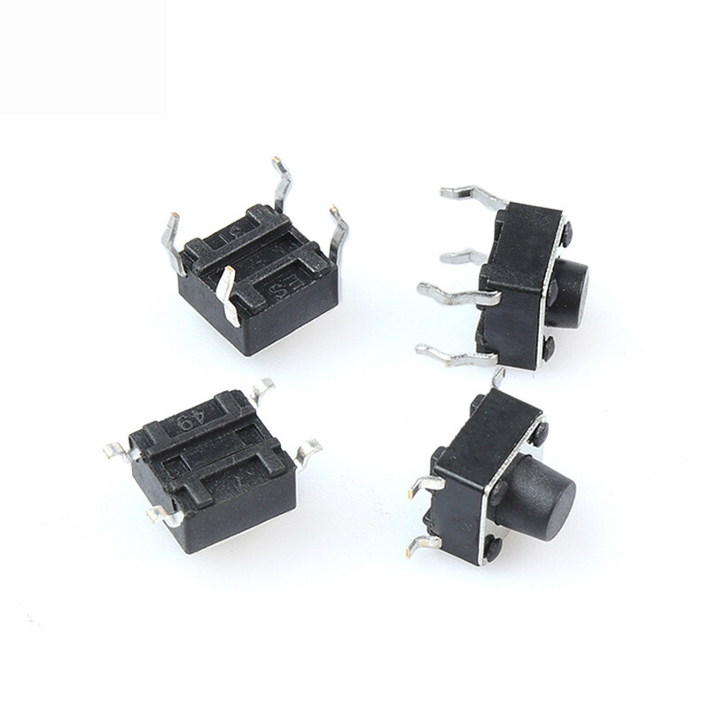 6x6x4.3 – 15mm Tactile Push Button SPST Miniature/Small/Micro PCB Switch 4 Pin