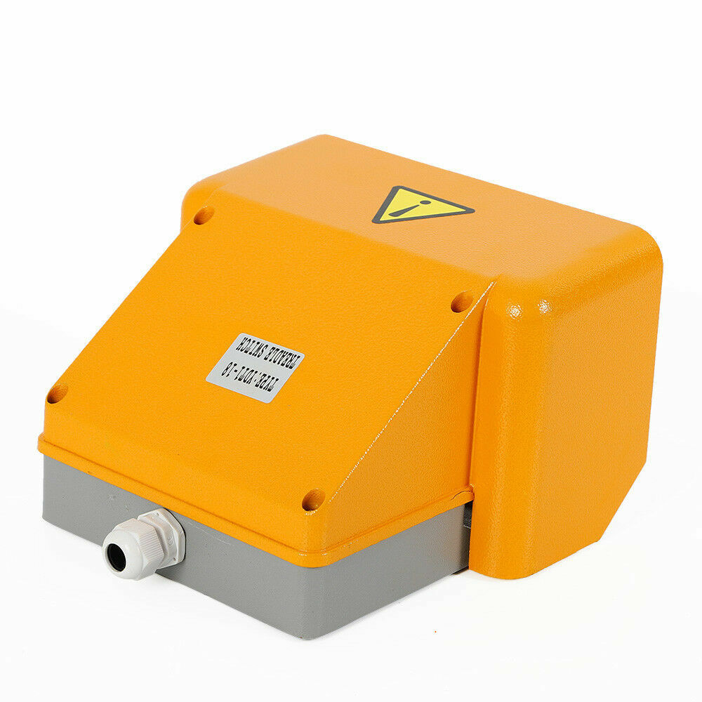 Aluminum Double Foot Switch Industrial Non-slip Feet Dual Pedal Switch Control