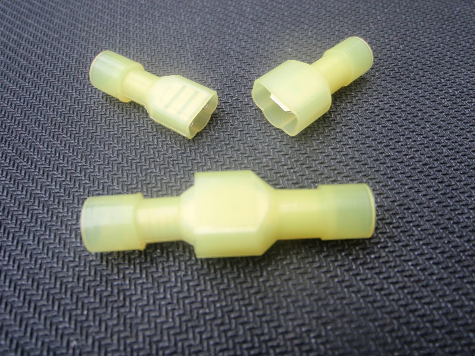 50 PACK — 12-10 awg 25 Male / 25 Female Spade Connector Kit .250″