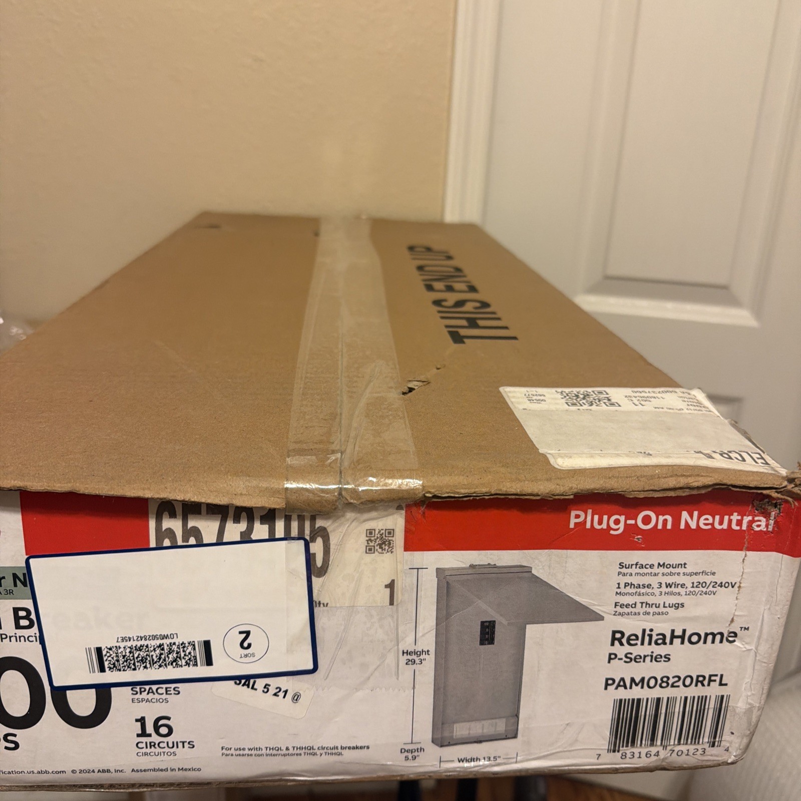 200 Amp Outdoor Circuit Breaker Panel, 8-Space 16-Circuit, UL Listed