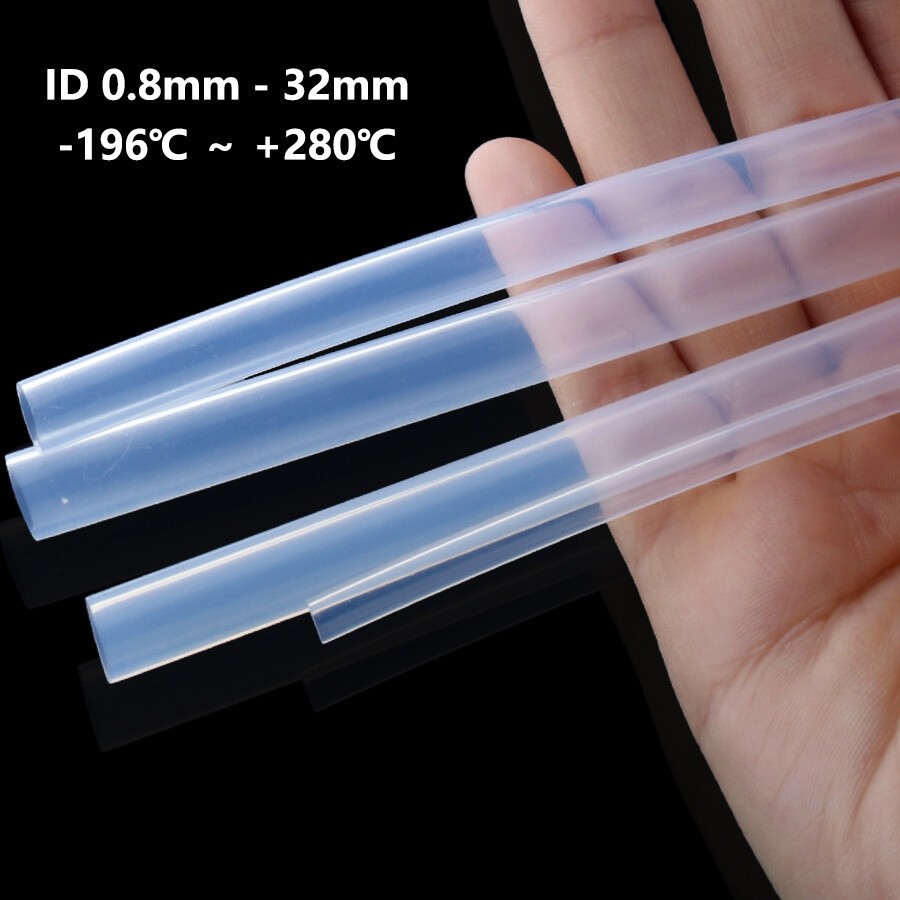 Clear PTFE Tube Hose Pipe PFA FEP F46 ID 0.8/1/2/2.5/3/4/5/6~32mm Various Size