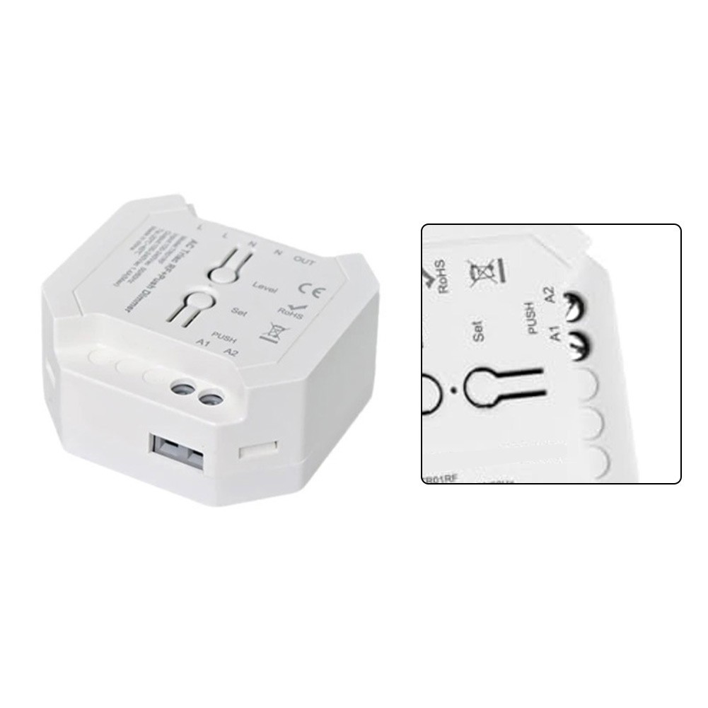 LED Driver AC Triac Dimmer V0 Fire-resistant Housing Automatic Recovery