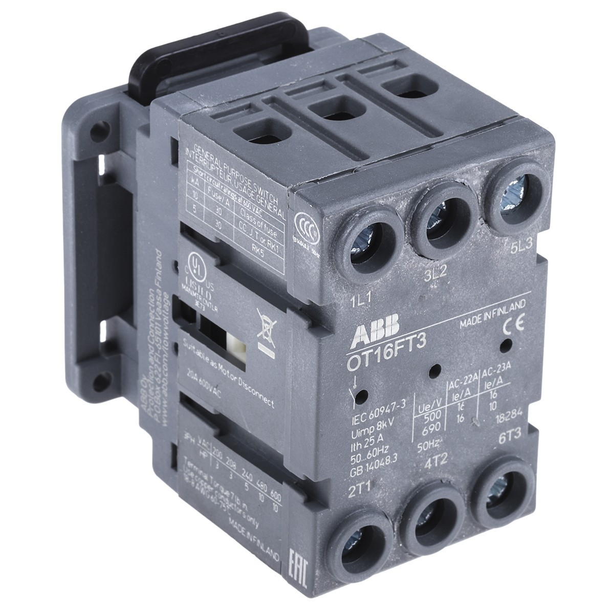ABB OT16FT3 (1SCA104838R1001) Original Brand New 2-4 Days Delivery