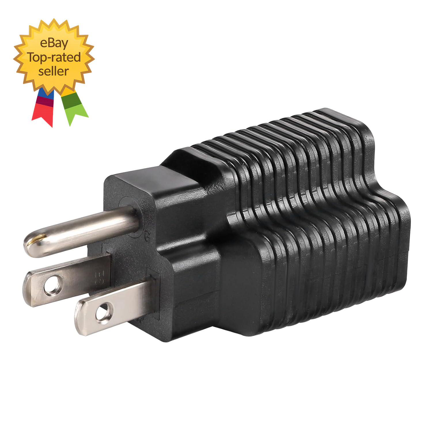 4 in 1 NEMA Adapter 15 Amp to 20 Amp T Blade Plug Outlet Converter 3 Prong
