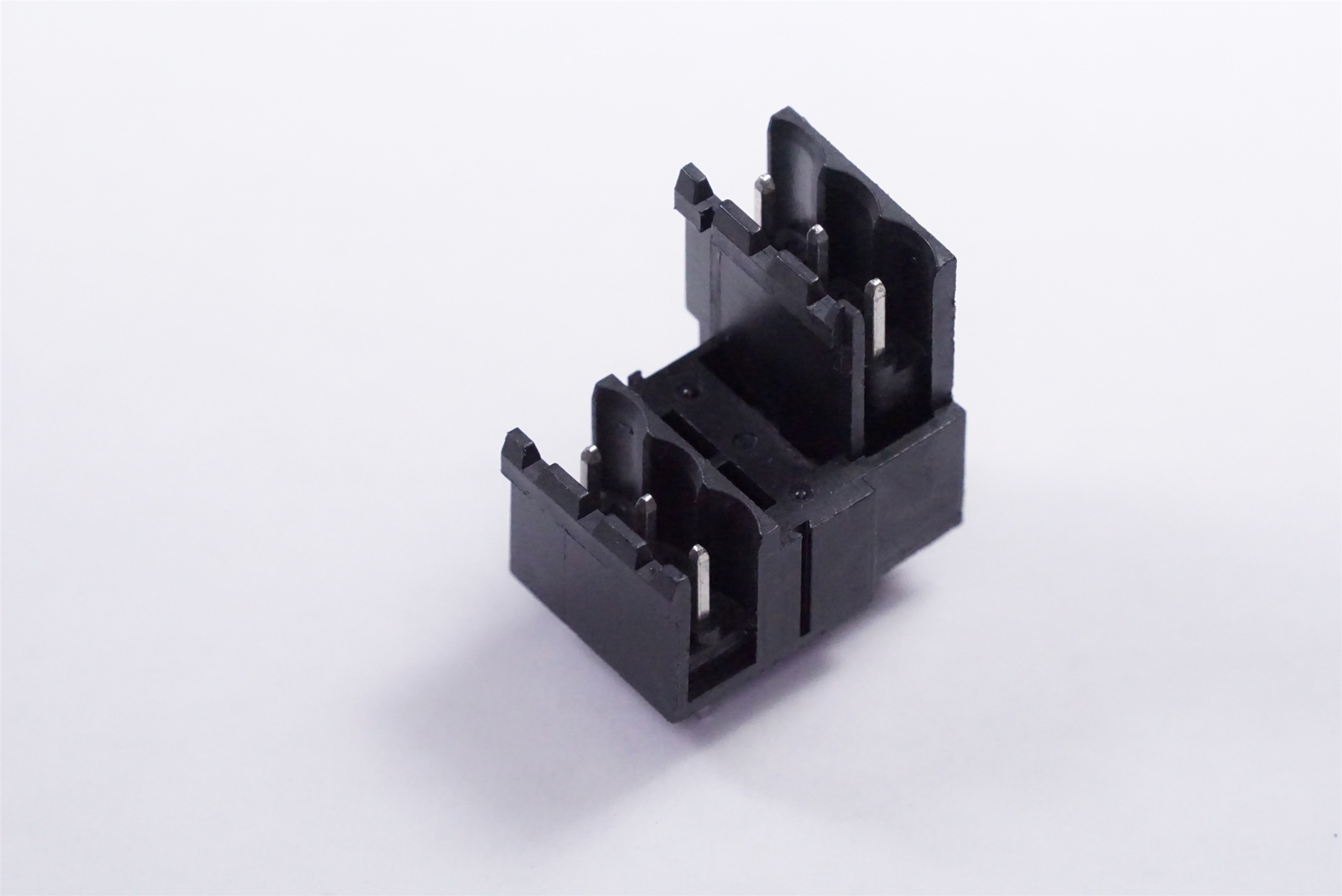 1762114 Phoenix Terminal Block Header 6 Pos 2 Level Vertical Male 5.08mm Black