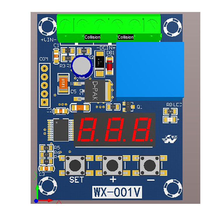2X DC12V Voltage Detection Module Relay Switch Charging Discharge Monitoring US