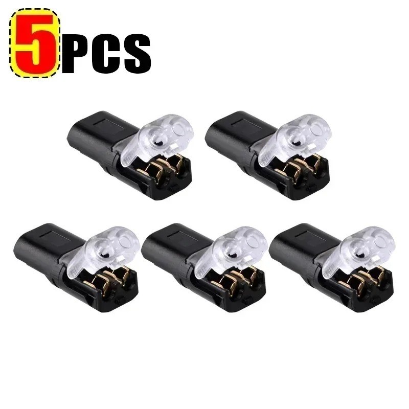 50PCS Quick Wire Connector Cable Clamp Terminal Block AWG 18-22 Plug In