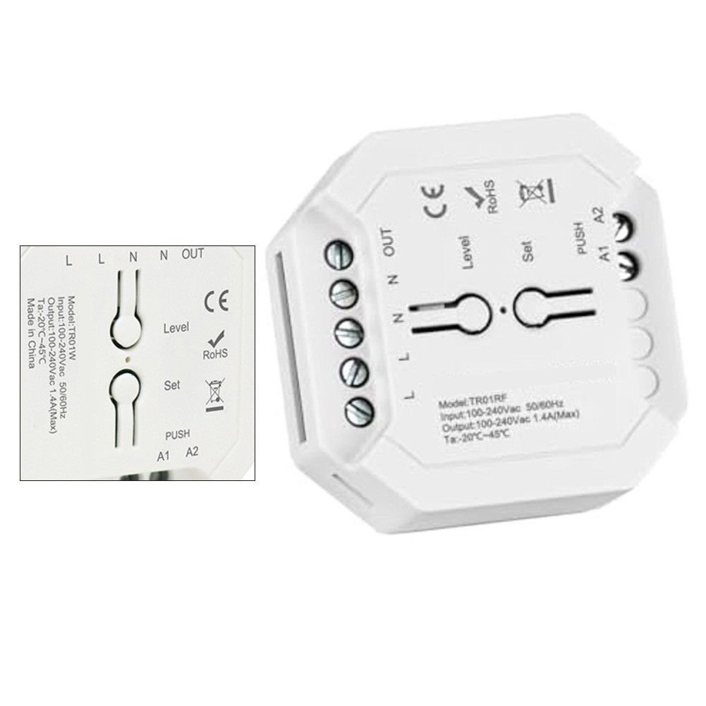 LED Driver AC Triac Dimmer V0 Fire-resistant Housing Automatic Recovery