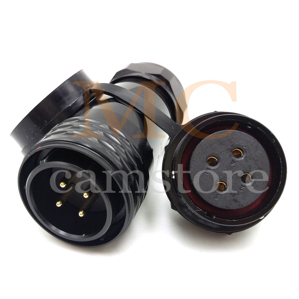 WEIPU SA28 2 to 35pin Heavy Duty Metal Aviation Bulkhead Connector Male + Female