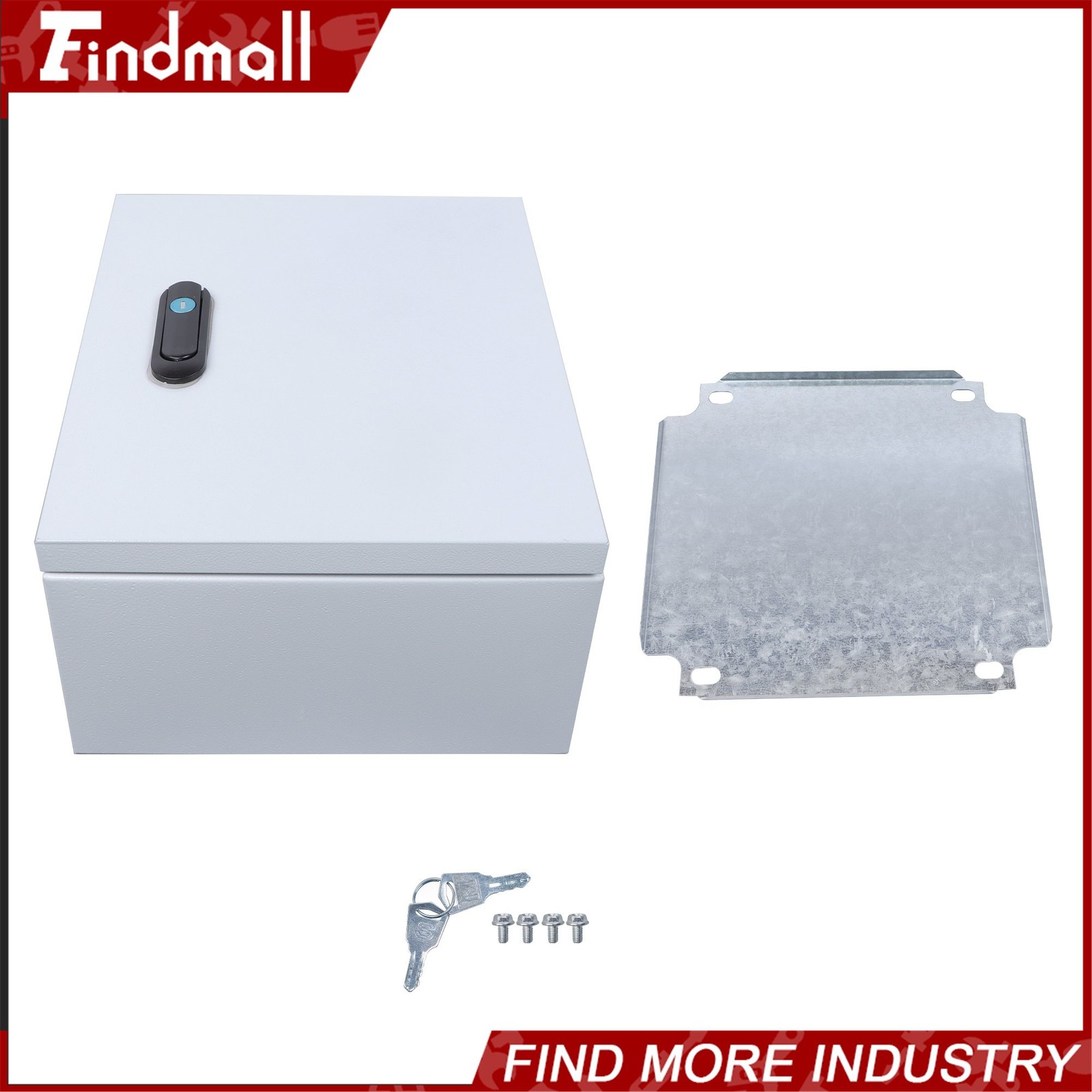 Findmall Outdoor Electrical Junction Box, NEMA 4X Enclosure Box 12 x 10 x 6”