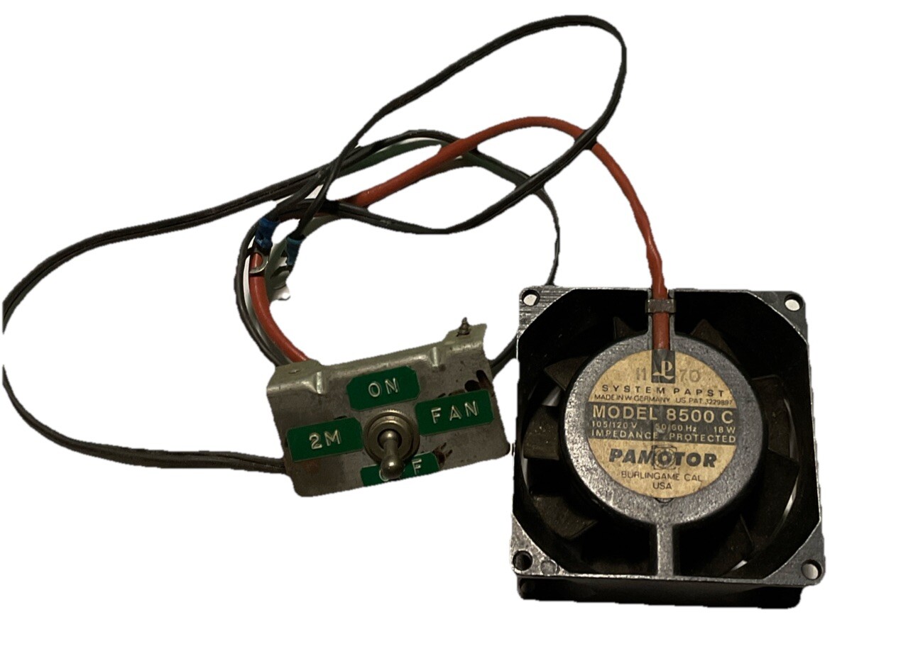 Pamotor 8500C AXIAL FAN 105/120V AC 50/60HZ 18WATTS 8500 C