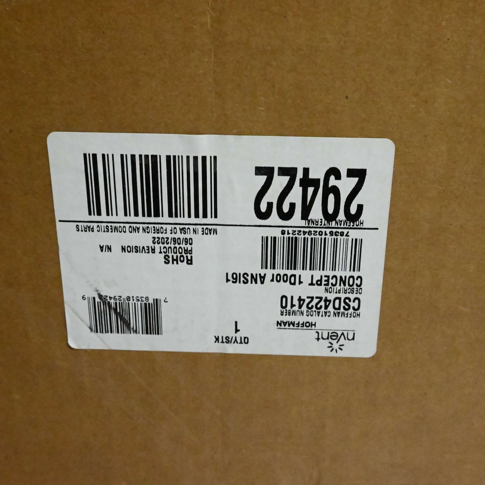 NVENT HOFFMAN CSD422410 Wall Mount Steel Electrical Enclosure 42x24x10 (NEW)