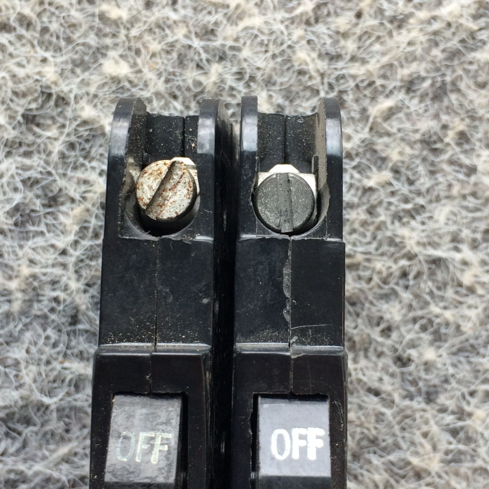 Lot of 2 FPE 20 Amp 1 Pole Stab-Lok Thin Federal Pacific Breakers NC120 Set of 2