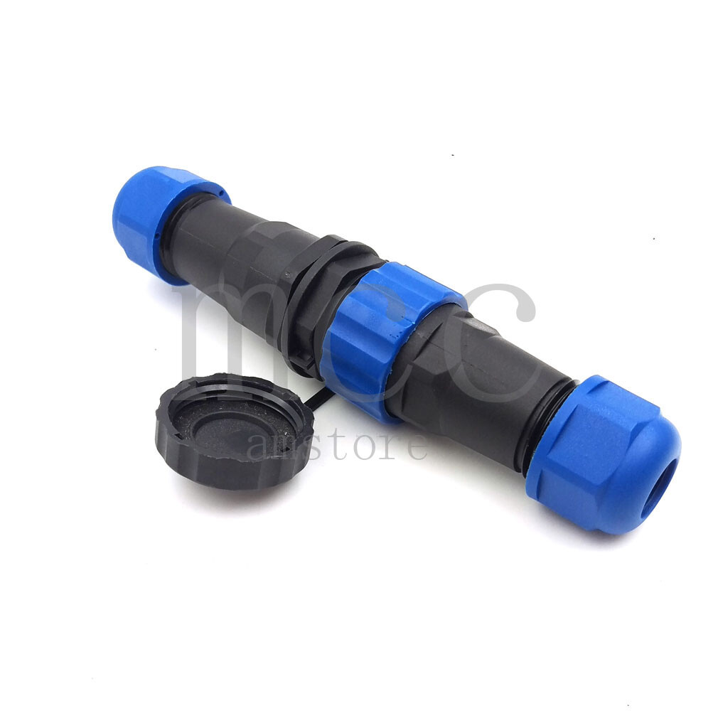 SP20 IP68 Waterproof 3 pin Docking Plug and Socket Inline Connector Aviation