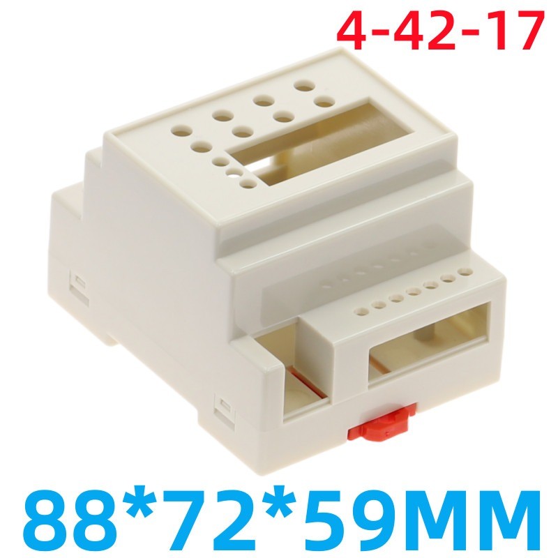 88X72X59MM Rail Electrical Shell Plastic Case Fire Monitoring Power Supply Box
