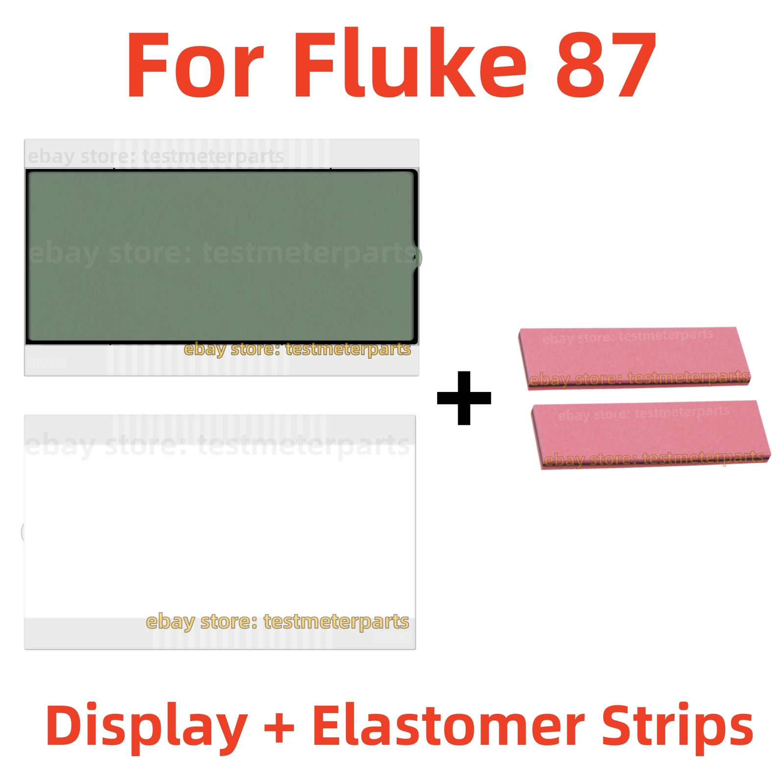 Display For Fluke 87 TRMS Industrial Multimeter LCD Screen Replacement Parts
