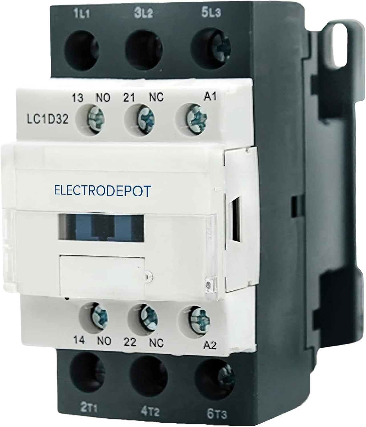 30A Electrodepot Contactor 3 Pole, 110/120V Coil, Motor Load 32A, Lighting 40A,