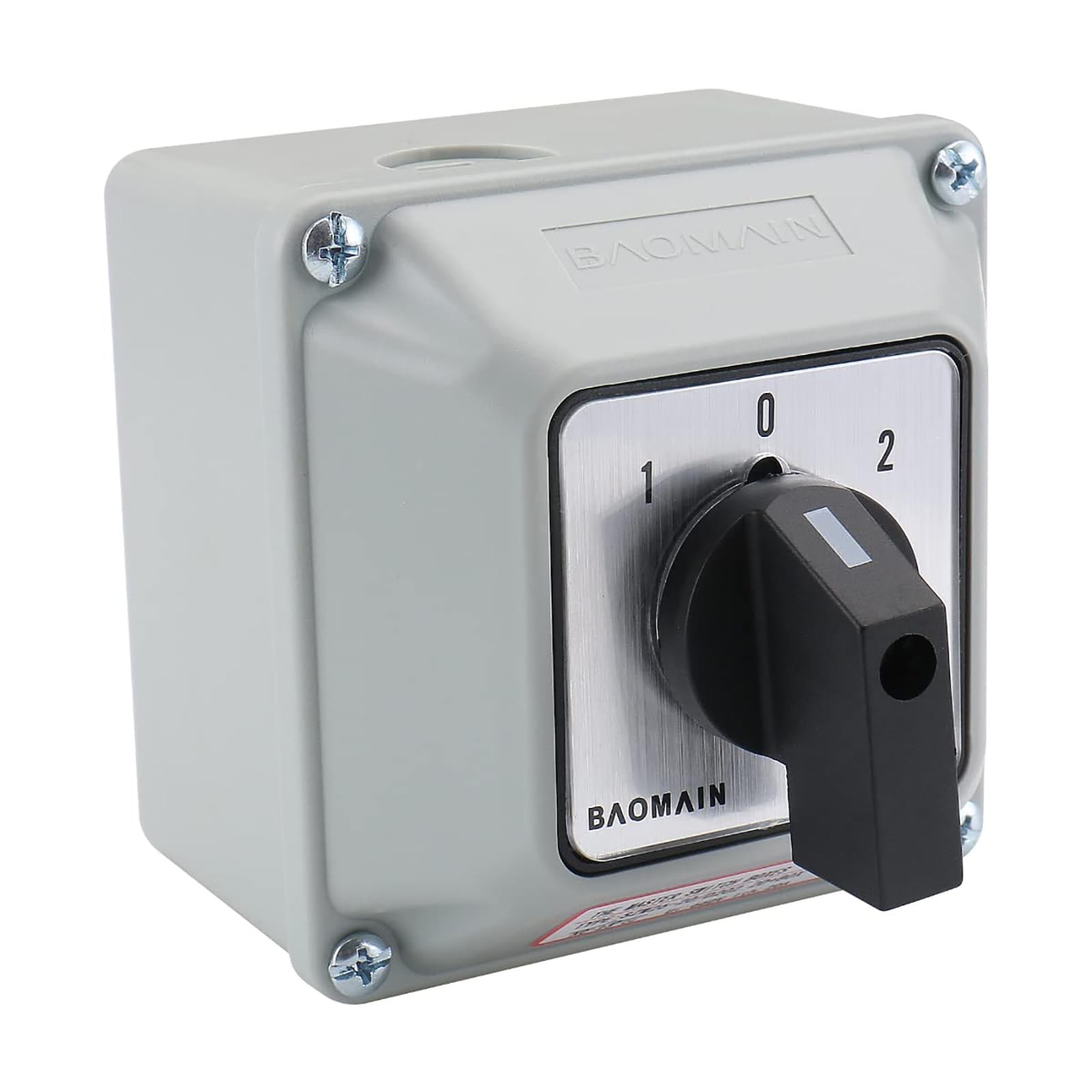 20A 2Phase 3Position Rotary Changeover Switch,Wider Box