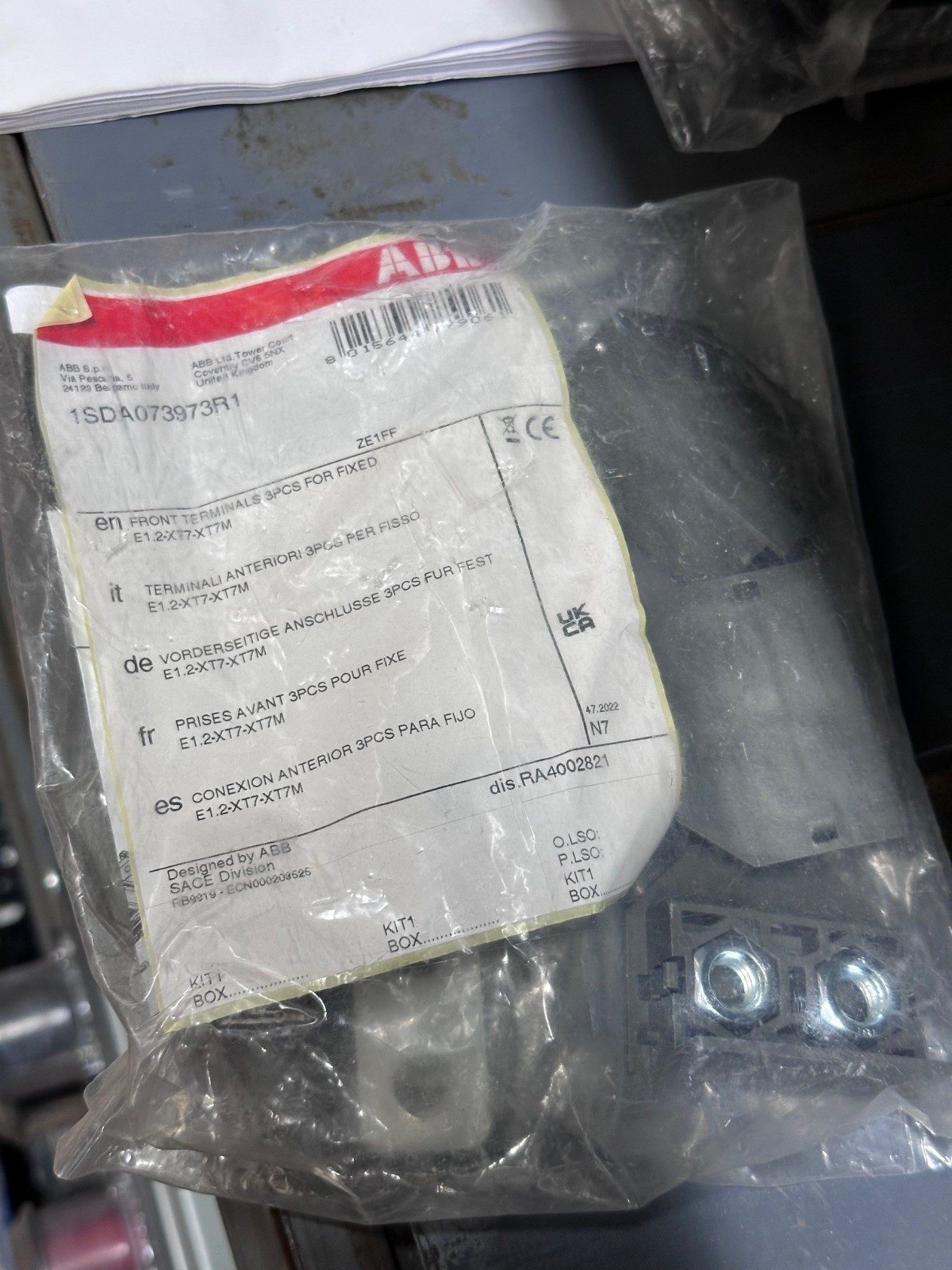 SACE TMAX XT7 H 800 3 POLE *COSMETIC DAMAGE SEE PHOTOS*