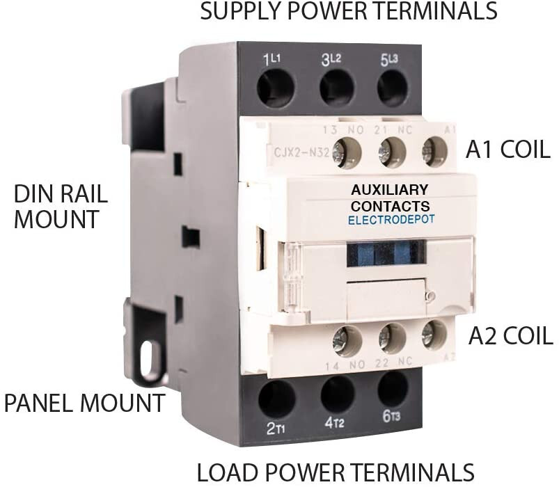 3 pole Timer 7 Day 24H Time Clock DIN 40Amp 110V 120V, 50A, 40A, 30A 3Phase SW