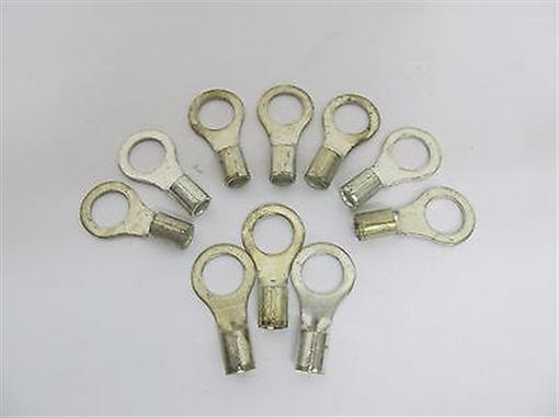 Hillsdale Terminal 10613, #8, 3/8″ Stud, Uninsulated Ring Terminal